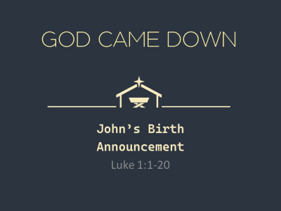John's Birth Announcement