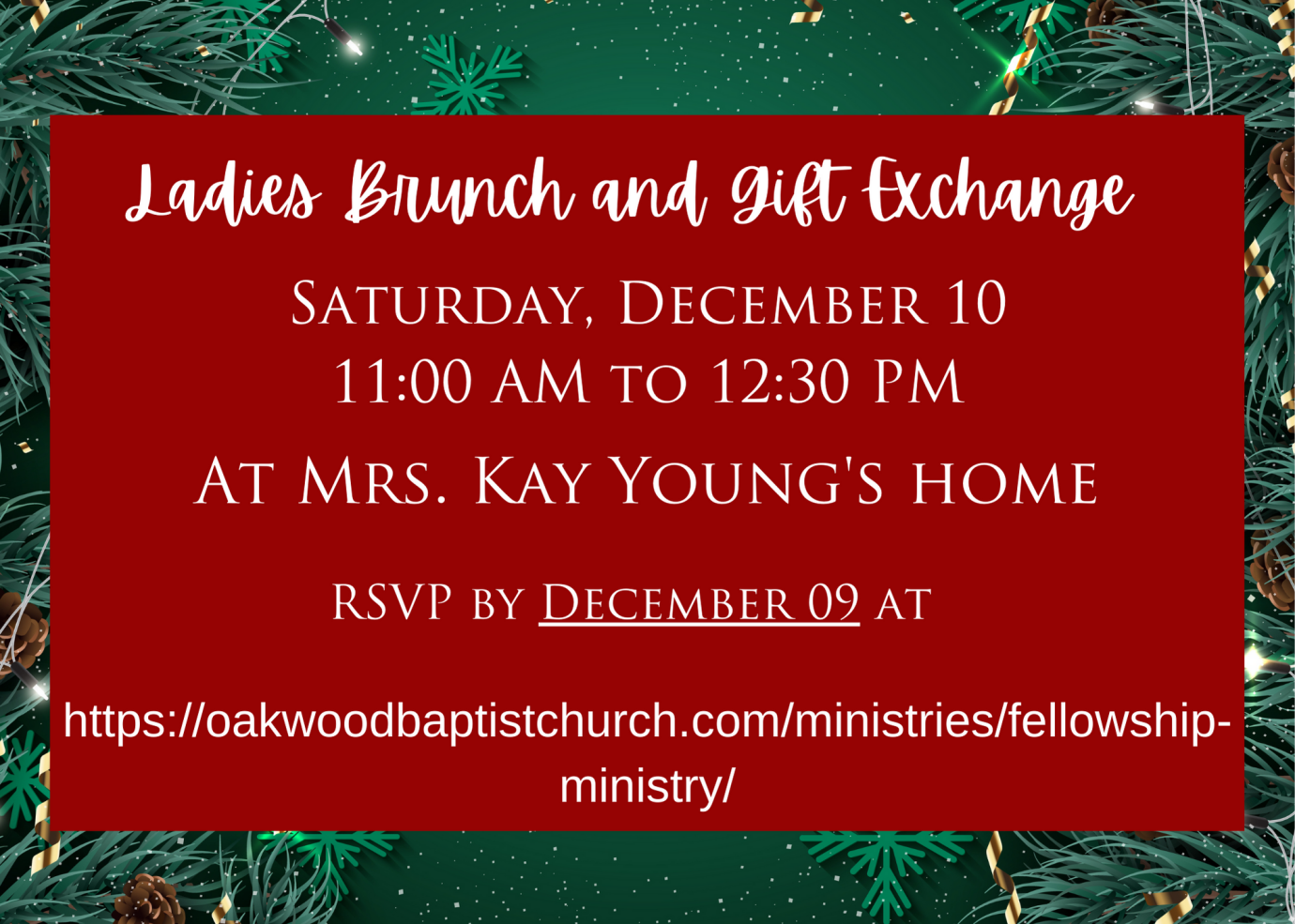 Ladies Brunch and Gift Exchange
