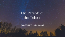 The Parable of the Talents