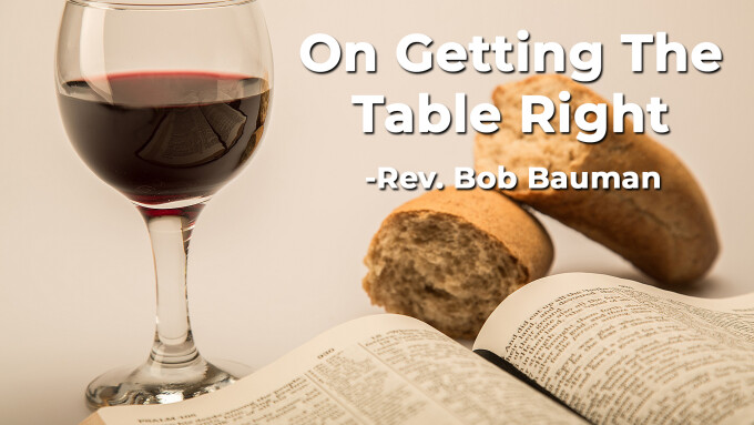 On Getting the Table Right