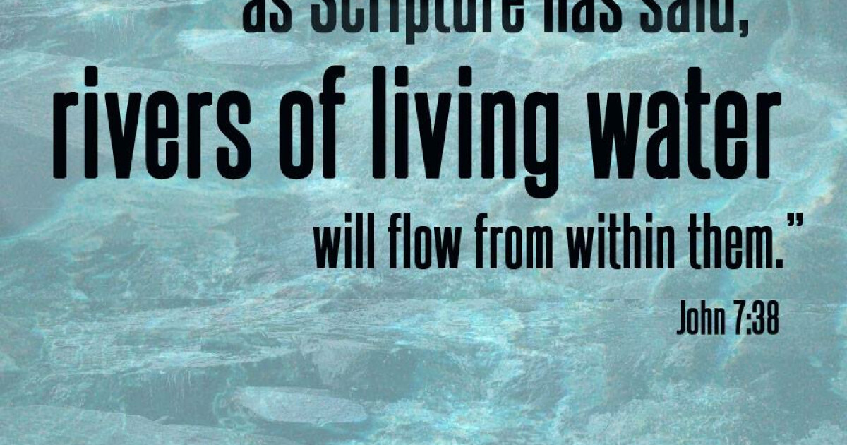 Living water in store the bible