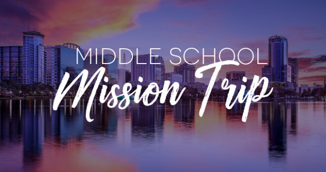 Middle School Mission Trip