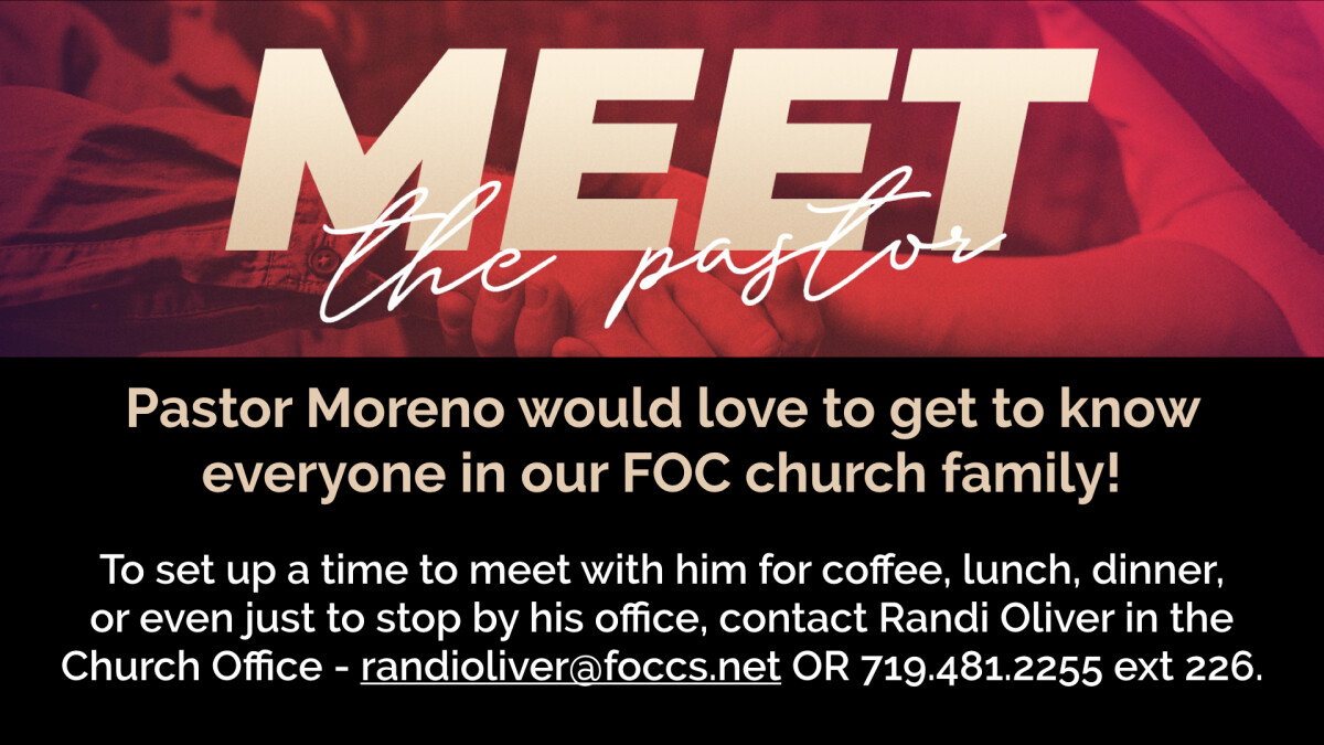 Get to Know Pastor Moreno
