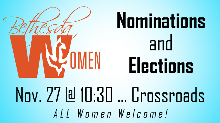 Bethesda Women's Board Nominations/Elections