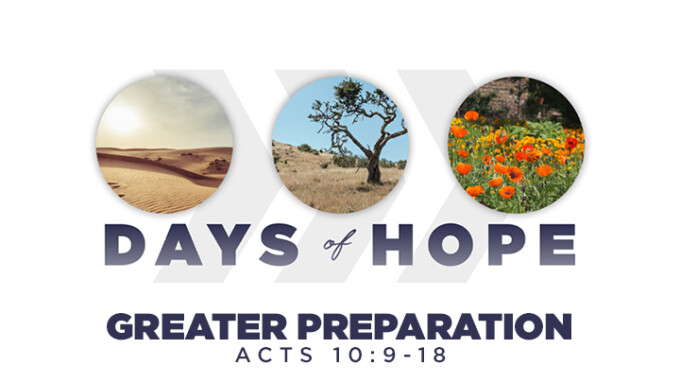Greater Preparation