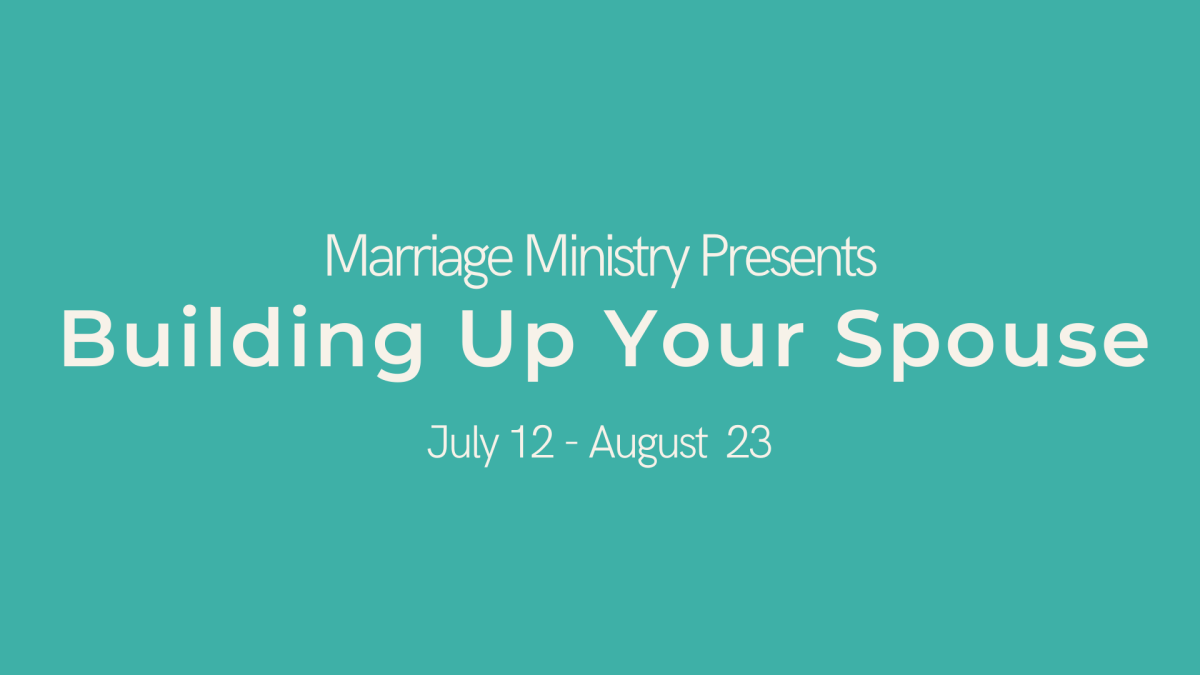 Building Up Your Spouse 