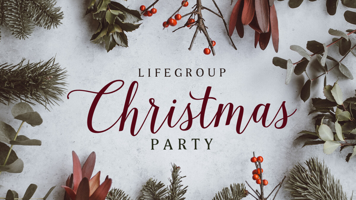 LifeGroups Christmas Party