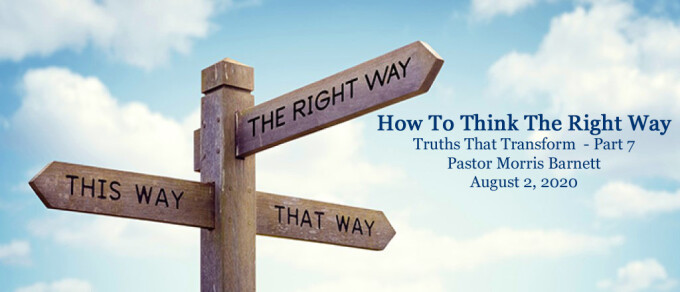 How To Think The Right Way
