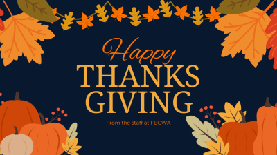 Holiday Schedule - Church Office Closed