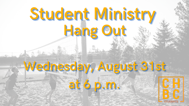 Student Ministry Hang Out Night