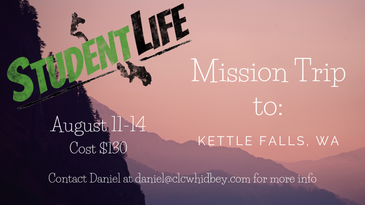 Studentlife Event: Kettle Falls Mission Trip