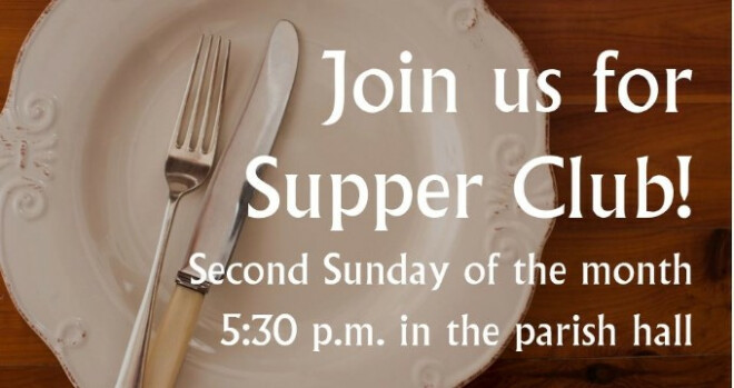5:30 pm Supper Club potluck