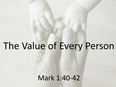 The Value of Every Person