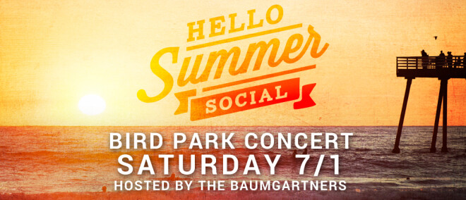 Hello Summer Socials: Bird Park Concert