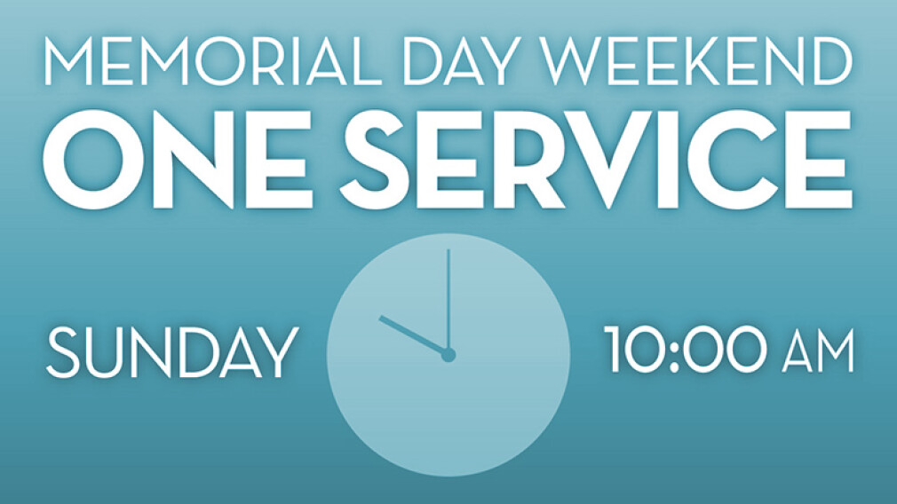 One Service Sunday 10:00am