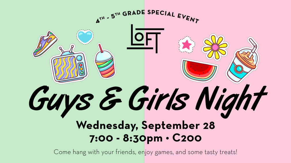 Guys & Girls Night | 4th-5th Grade