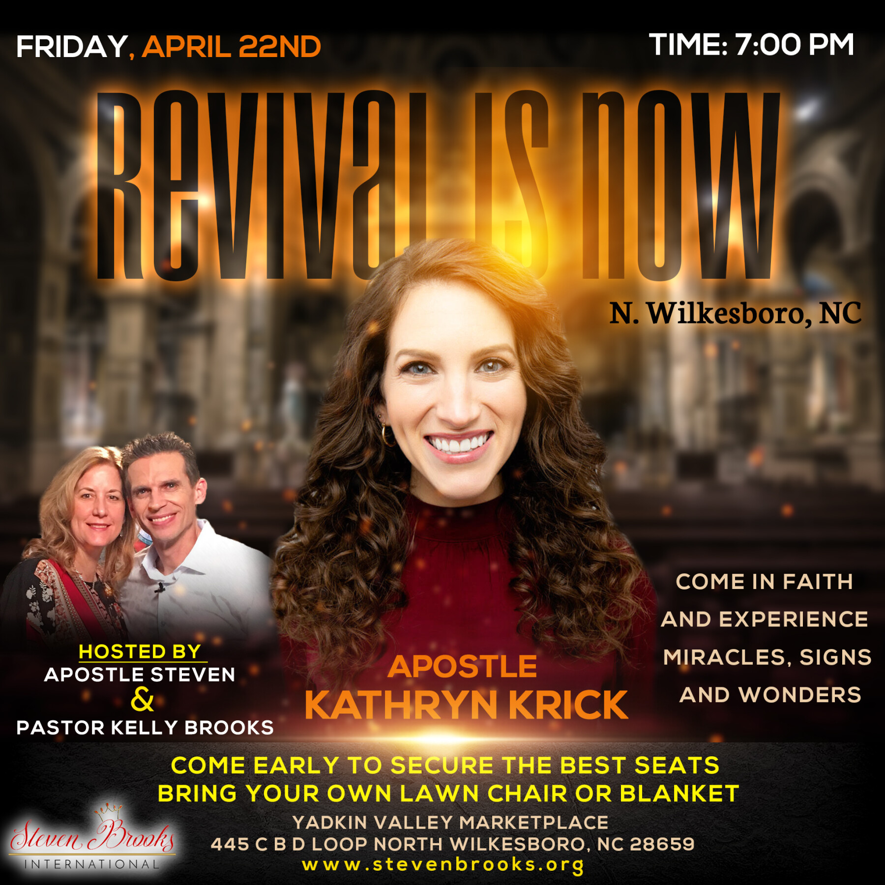 SBI Welcomes Apostle Kathryn Krick - Friday April 22nd, 2022