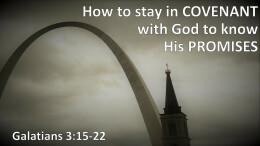 How to stay in covenant with God