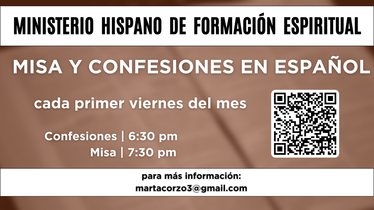 Misa y Confesiones en Español