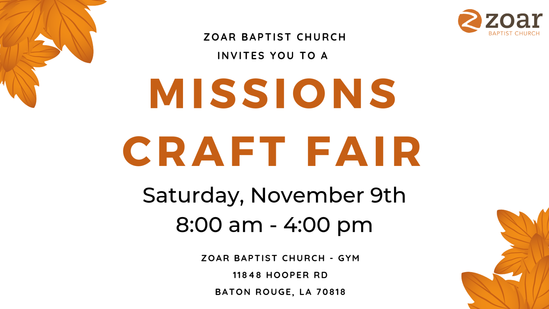 Missions Craft Fair
