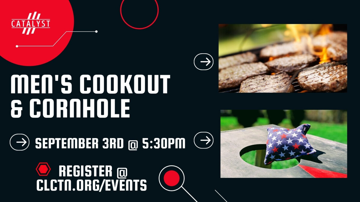 Men's Cookout and Corn Hole 