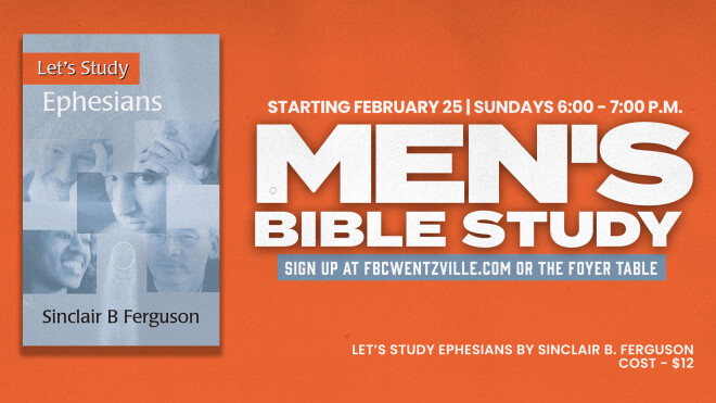 Men's Sunday Evening Bible Study