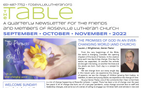 Sept. Oct. Nov. 2022 TABLE Newsletter