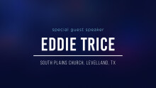 Guest Speaker | Eddie Trice