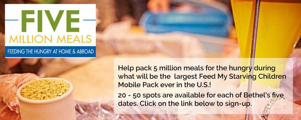 Feed My Starving Children - 5 Million Meals