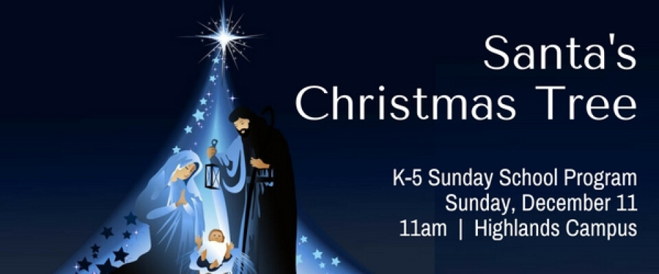 Traditional Worship - K-5 Christmas Program