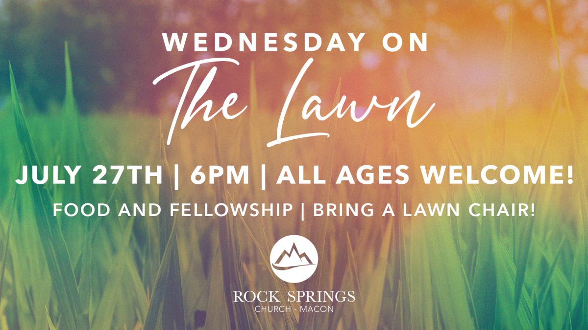 Wednesday on The Lawn