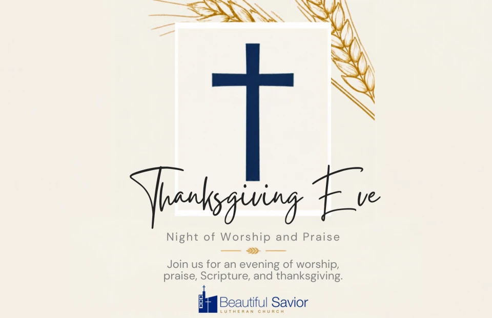 THANKSGIVING EVE Praise Night + Dessert Potluck