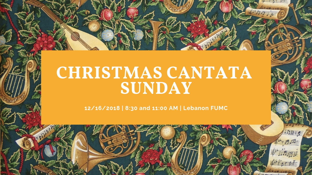 Christmas Cantata Sunday!