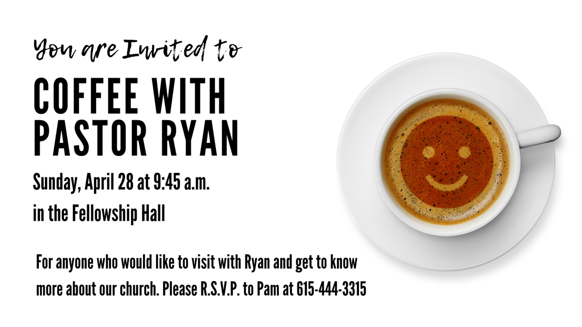 Coffee with Pastor Ryan 