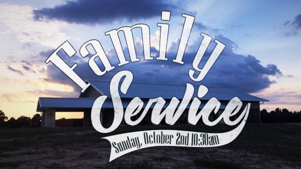 Outdoor Family Worship Service