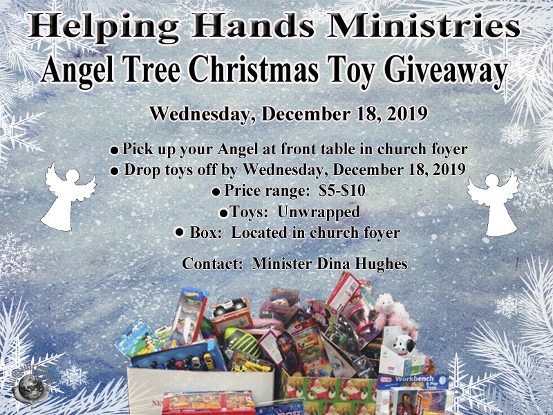 Angel Tree Christmas Toy Giveaway