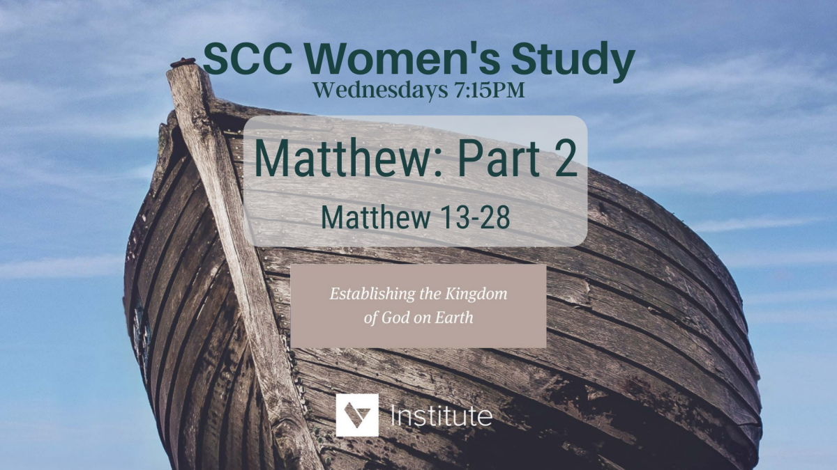 Matthew Part 2 Women's Study