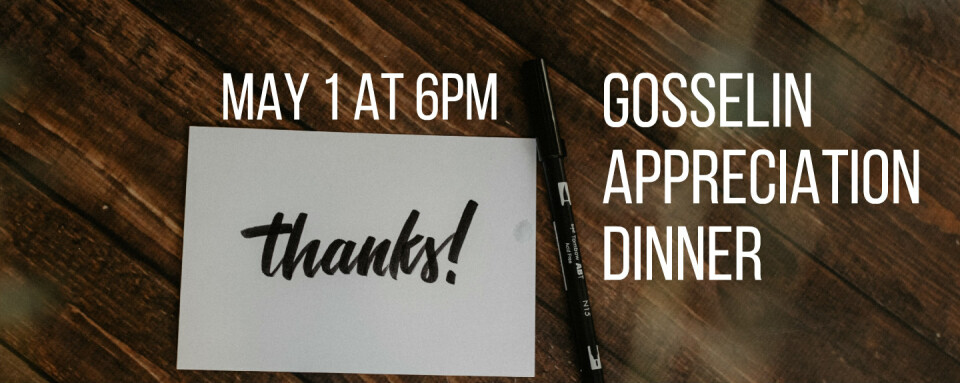 Gosselin Appreciation Dinner