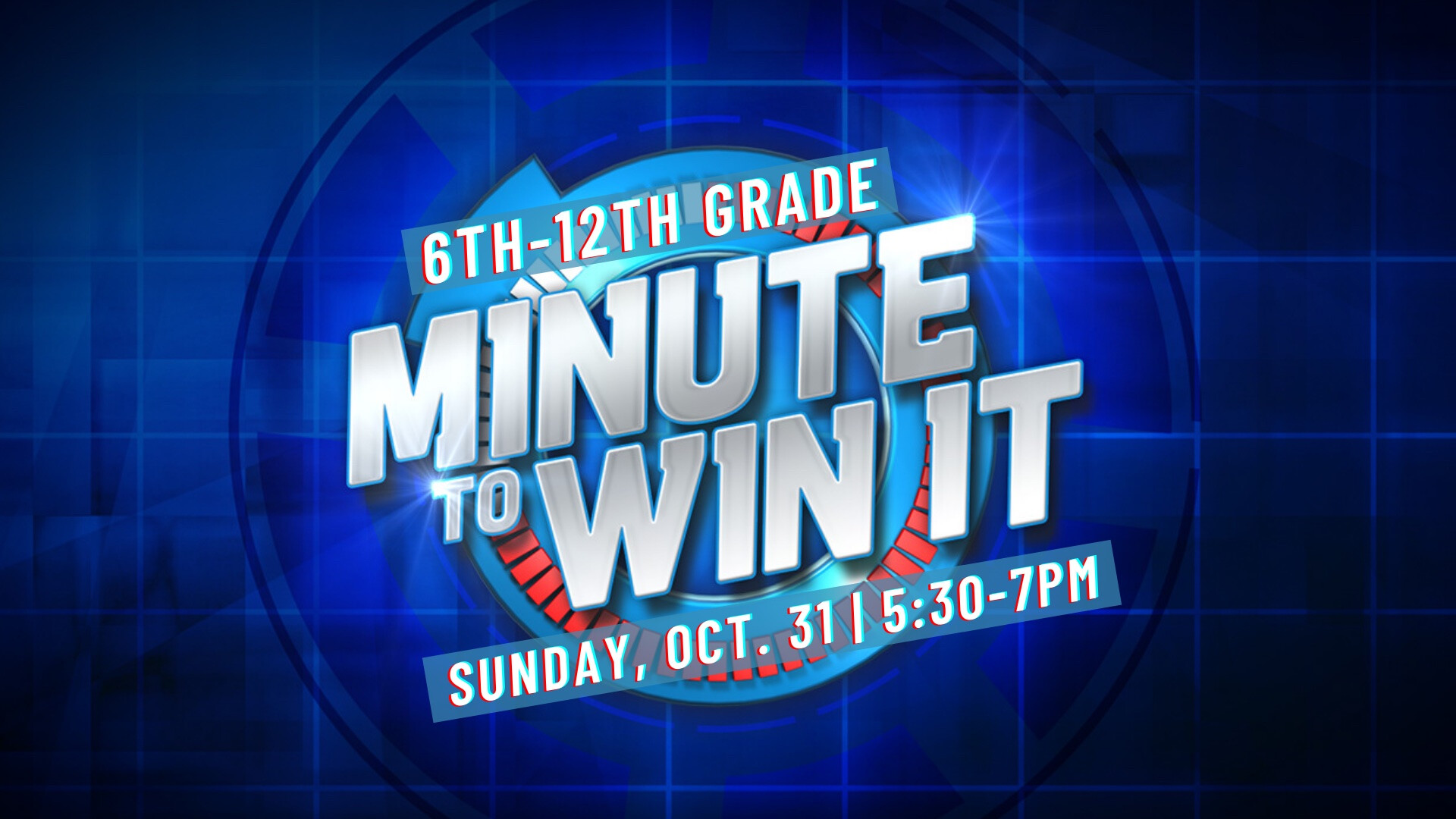 Minute to Win It Games (6th-12th Grade)