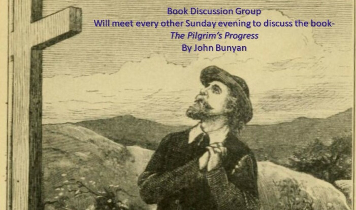 6:00 PM Book Discussion Group - The Pilgrim's Progress - 2nd Sundays, 4th Sundays 6:00 PM