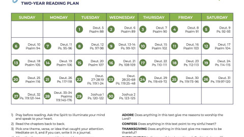 June 2021: All-Church Reading Plan