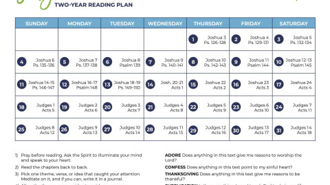 July 2021: All-Church Reading Plan