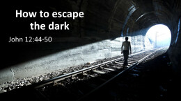 How to ESCAPE the DARK