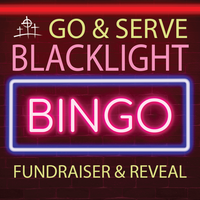 Go & Serve Fundraiser - Blacklight Bingo & Reveal