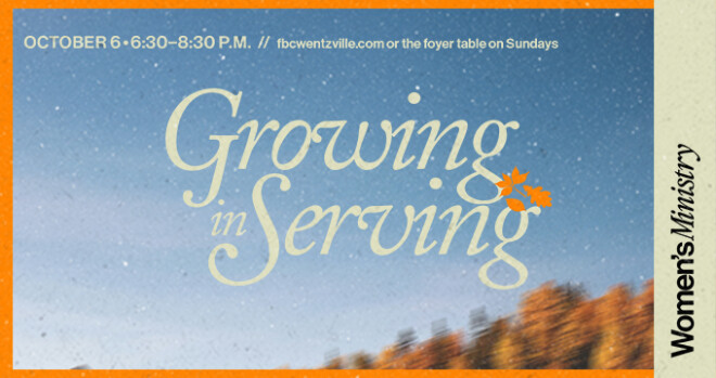 Growing in Serving