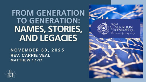 From Generation to Generation: Names, Stories and Legacies