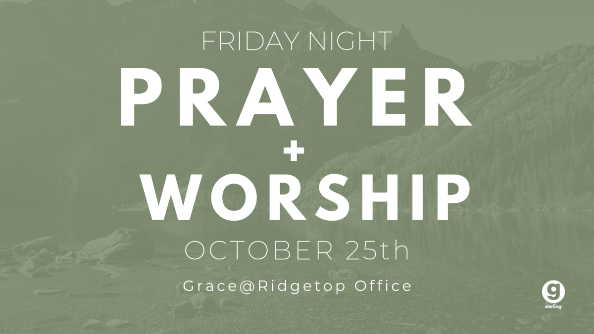 October Friday Night Prayer + Worship!