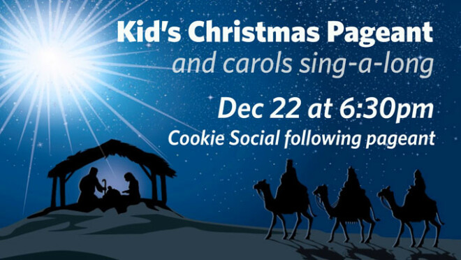 6:30pm Messiah Kids' Christmas Pageant