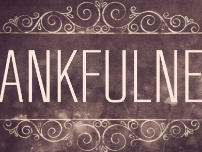 Overflowing with Thankfulness