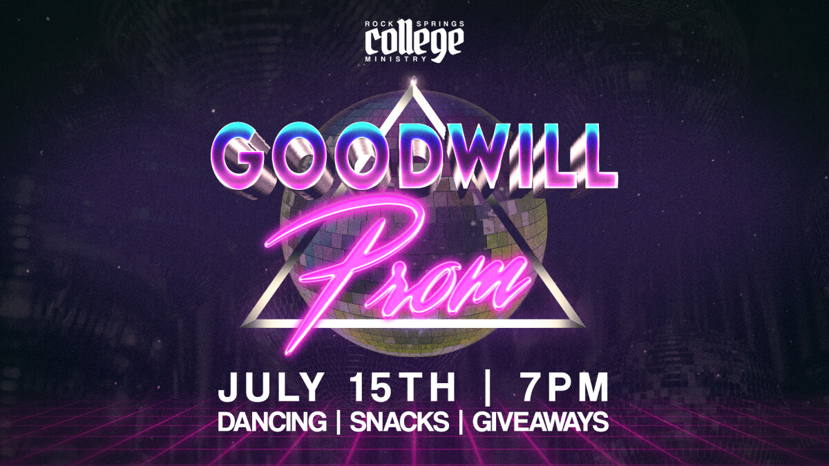 College Goodwill Prom